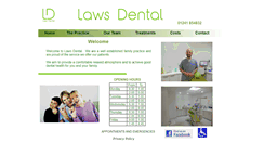 Desktop Screenshot of lawsdental.co.uk